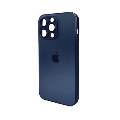 Чехол для смартфона AG Glass Matt Frame Color для iPhone 15 Pro Max Navy Blue 666-00658 фото