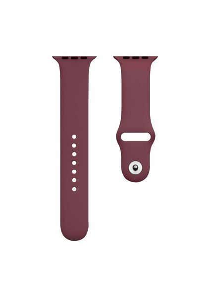 Силіконовий ремінець для Apple Watch 38/40/41 мм Maroon 212-00619 фото