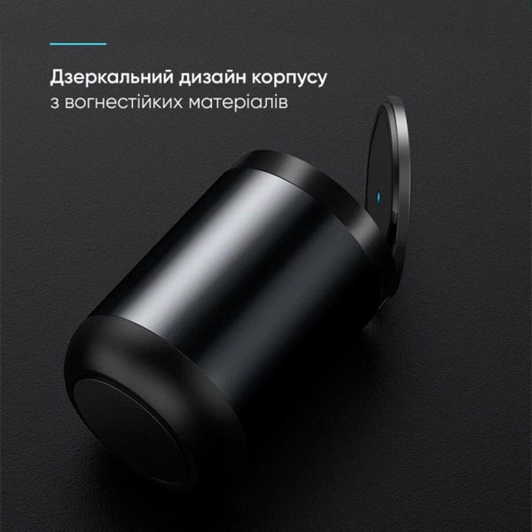 Попільничка Baseus Premium Car Ashtray Black 656-00585 фото