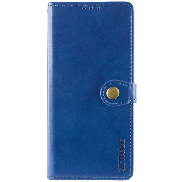 Кожаный чехол-книжка GETMAN Gallant (PU) для Samsung Galaxy A17 5G Синий 555-02588 фото