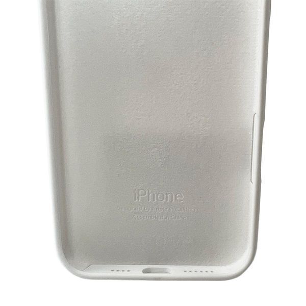 Силиконовый чехол для iPhone 16 Pro Max White 666-01299 фото
