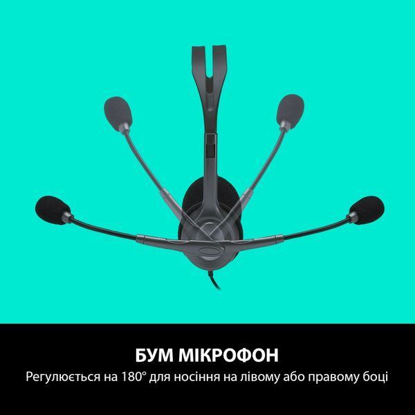 Наушники Logitech H111 Stereo Headset with 1*4pin jack (981-000593) 981-000593 фото