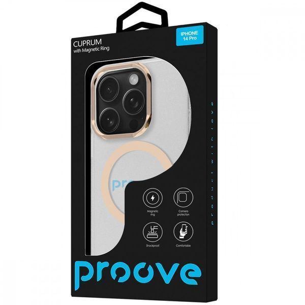 Чохол Proove Cuprum Case with Magnetic Ring iPhone 14 Pro Pink 656-04517 фото