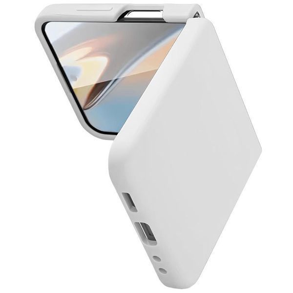 Чохол Foldables Silicone Cover Lakshmi для Samsung Galaxy Z Flip5 White 555-03150 фото