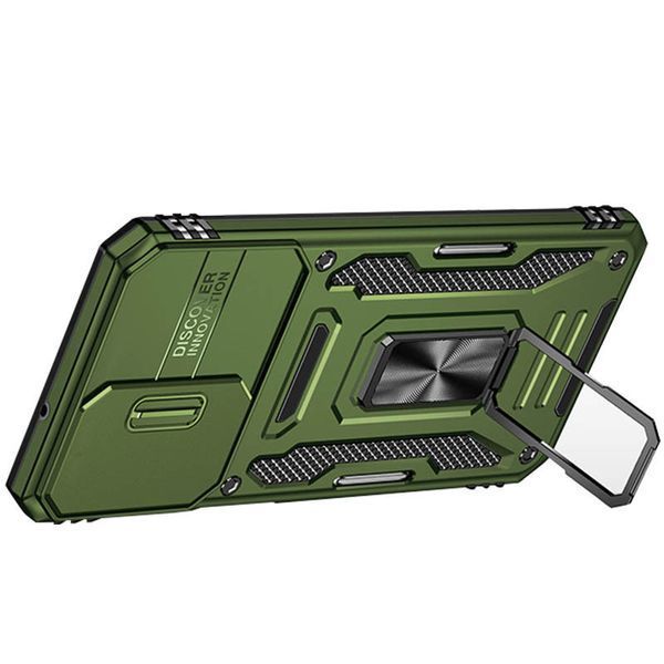 Ударостійкий чохол Camshield Army Ring для Samsung Galaxy M23 5G / M13 4G Army Green 777-05104 фото