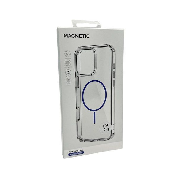 Чохол Acrylic Thin Magnetic для Apple iPhone 16 Purple 666-03689 фото