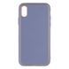 Чехол Leather Gold with Frame для iPhone X/Xs Gray Lilac 207-00375 фото