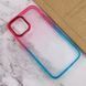 Чохол TPU+PC Fresh sip series для Apple iPhone 13 (6.1") Бірюзовий / Рожевий 777-06720 фото 3