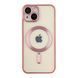 Чехол TPU Metallic Chrome Full Camera with Magsafe для iPhone 13 Rose 214-02868 фото