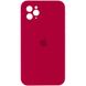 Силіконовий чохол з квадратними бортиками для iPhone 11 Pro Rose-Red 208-00868 фото