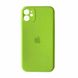 Силиконовый чехол с закрытой камерой для iPhone 12 Light Green 208-00800 фото