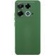 Чохол TPU GETMAN Liquid Silk Full Camera для Infinix Note 40 4G Зелений / Dark green ILSO-00000077916-3 фото