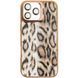 Чехол TPU+PC Wild Leopard with MagSafe and Lens для Apple iPhone 15 Pro (6.1") Brown 656-08251 фото 1