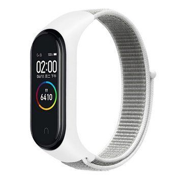 Ремешок Nylon New для Xiaomi Mi Band 3/4/5/6/7 white 212-01753 фото