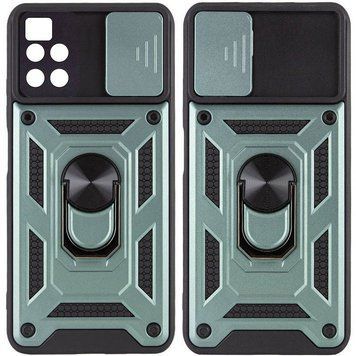 Ударостійкий чохол Camshield Serge Ring для Xiaomi Poco M4 Pro 5G Green 777-04647 фото