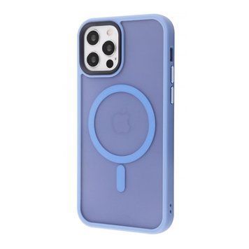Чехол WAVE Matte Insane Case with Magnetic Ring для iPhone 12/12 Pro Blue 656-07784 фото