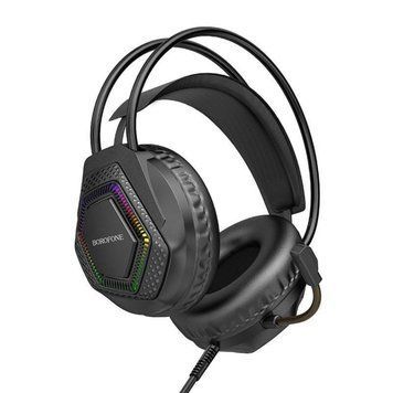 Наушники BOROFONE BO105 Thunder gaming headphones Black 656-01004 фото