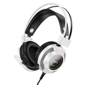 Навушники ігрові HOCO W110 Resource gaming headphones White 656-03938 фото