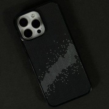 Чохол Gloss Elite Carbonique Magnetic для iPhone 16 Pro Pixel Grey 208-06272 фото