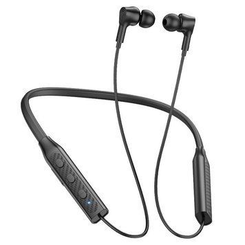 Бездротові спортивні навушники BOROFONE BE59 Rhythm neckband BT earphones Black 6974443388886 фото