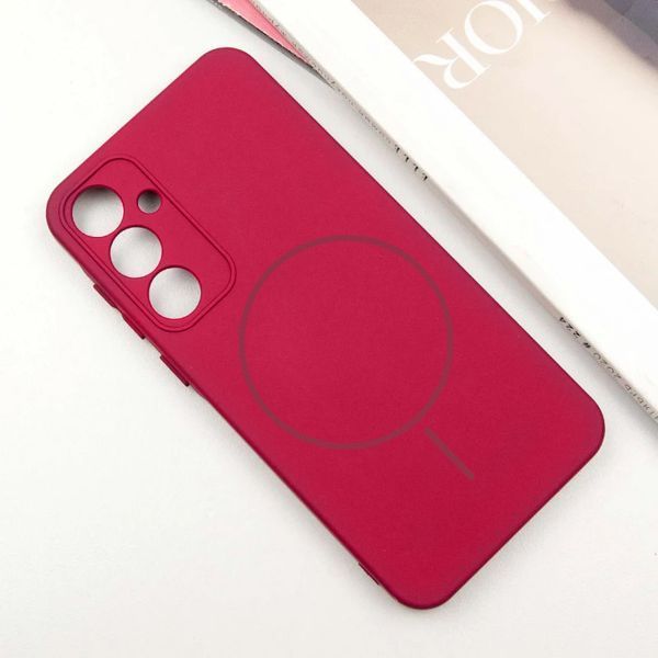 Чехол Silicone Cover Lakshmi Full Camera with MagFit для Samsung Galaxy S25 Красный 555-01994 фото