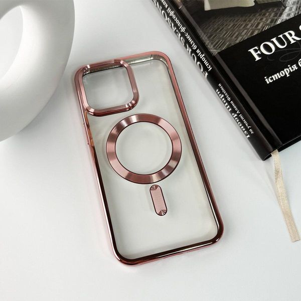 Чохол Metallic CD Magnetic для iPhone 15 Pro Max Rose Gold 666-02737 фото