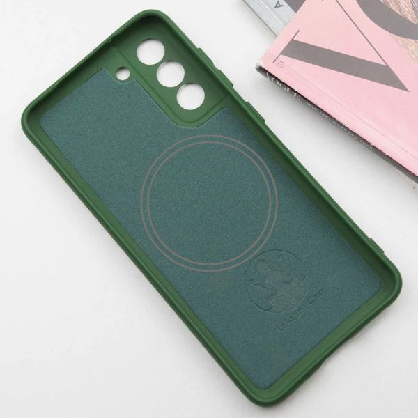 Чохол Silicone Cover Lakshmi Full Camera with MagFit для Samsung Galaxy S21 FE Зелений 555-02044 фото
