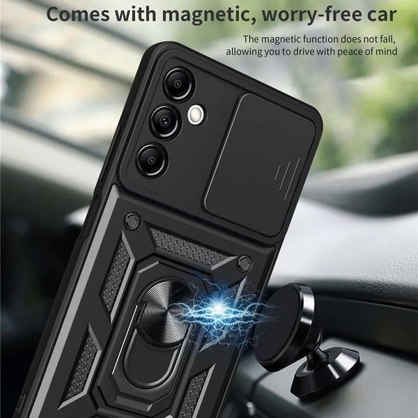 Ударостійкий чохол Camshield Serge Ring для Samsung Galaxy M23 5G / M13 4G Black 777-04588 фото