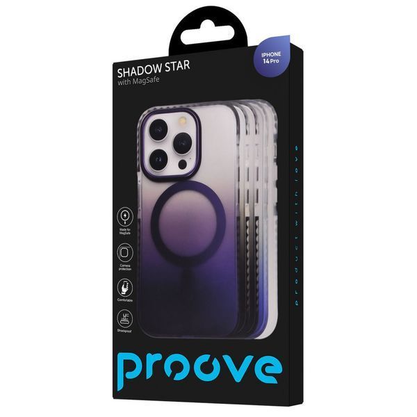 Чехол Proove Shadow Star Case with Magnetic Ring iPhone 14 Pro White 656-05159 фото