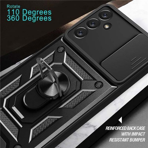 Ударостійкий чохол Camshield Serge Ring для Samsung Galaxy M23 5G / M13 4G Black 777-04588 фото