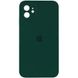 Силиконовый чехол с квадратными бортиками для iPhone 11 Hunter Green 208-00851 фото