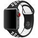 Силиконовый ремешок с перфорацией для Apple Watch 42/44/45/49 mm Черно-белый 212-00153 фото