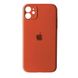 Силиконовый чехол с закрытой камерой для iPhone 12 Orange 208-00801 фото