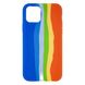 Силіконовий чохол Rainbow для iPhone 11 Pro Night Blue/Orange 888-00148 фото