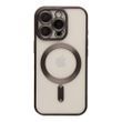 Чехол TPU Metallic Chrome Full Camera with Magsafe для iPhone 14 Pro Max Black