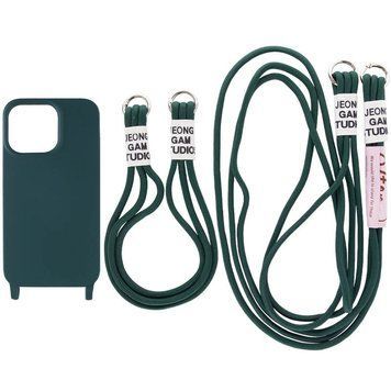 Чехол TPU two straps California для iPhone 12 Pro / 12 Forest green 208-05619 фото