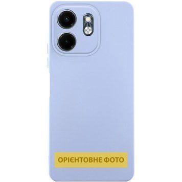 Чохол TPU GETMAN Liquid Silk Full Camera для TECNO Spark Go 2 Бузковий / Light purple ILSO-00000084935-10 фото