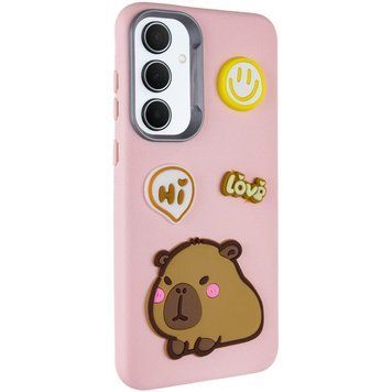 Чохол TPU Leather Toys для Xiaomi Redmi 14C / Redmi A4 / Poco C75 Capybara / Pink 555-00898 фото