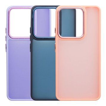 Чехол TPU+PC Space II Color Matte для Xiaomi Poco M6 Pro 4G Pink 757-00736 фото