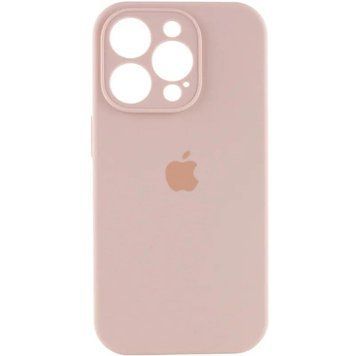 Силіконовий чохол з закритою камерою для iPhone 15 Pro Max Pink Sand 666-01145 фото