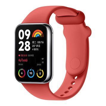 Ремінець для Xiaomi Mi Band 8 Pro/Mi Band 9 Pro/Redmi Watch 4 Silicone Red 212-02586 фото