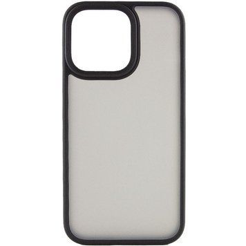TPU+PC чохол Metal Buttons для Apple iPhone 12 Pro Max (6.7") Чорний 777-08348 фото