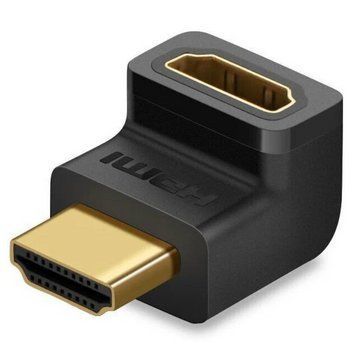 Адаптер UGREEN HDMI 4K Adapter Male to Female Up-angled UGR-20110 фото