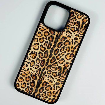 Шкіряна накладка Leopard Leather Magnetic для iPhone 15 Color №2 207-00249 фото