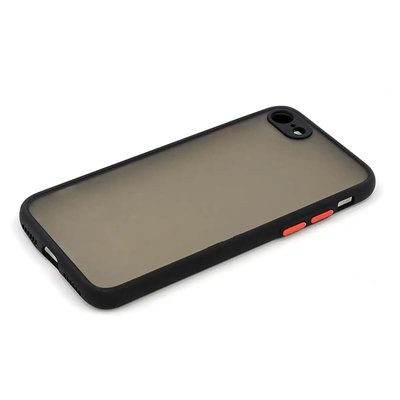 Силіконовий чохол з закритою камерою Avenger Totu для iPhone 7/8/SE 2020 Black 208-00610 фото