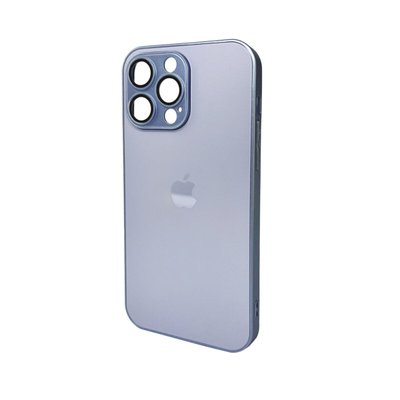 Чохол для смартфона AG Glass Matt Frame Color для iPhone 15 Pro Max Sierra Blue 666-00660 фото