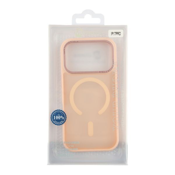 Чехол TPU+PC Goldencis Matte with MagSafe для iPhone 17 Pro Pink 2020000496755 фото