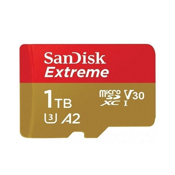 Карта пам'яті microSDXC (UHS-1 U3) SanDisk Extreme A2 1TB class 10 V30 (R190MB/s,W130MB/s) (adapter SD) SDSQXAV-1T00-GN6MA фото
