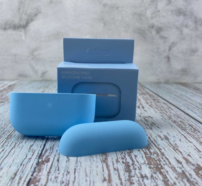 Силіконовий чохол для навушників AirPods Pro Sky Blue 203-00065 фото