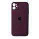 Силіконовый чохол з закритою камерою для iPhone 12 Marsala 208-00802 фото